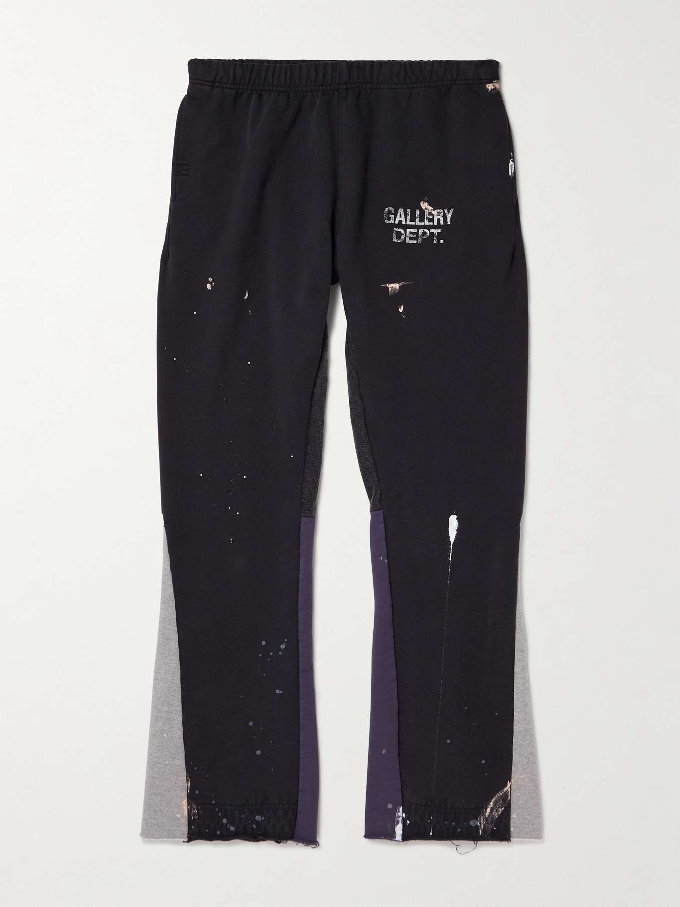Gallery Dept: Painted Flare Sweat Pants Black