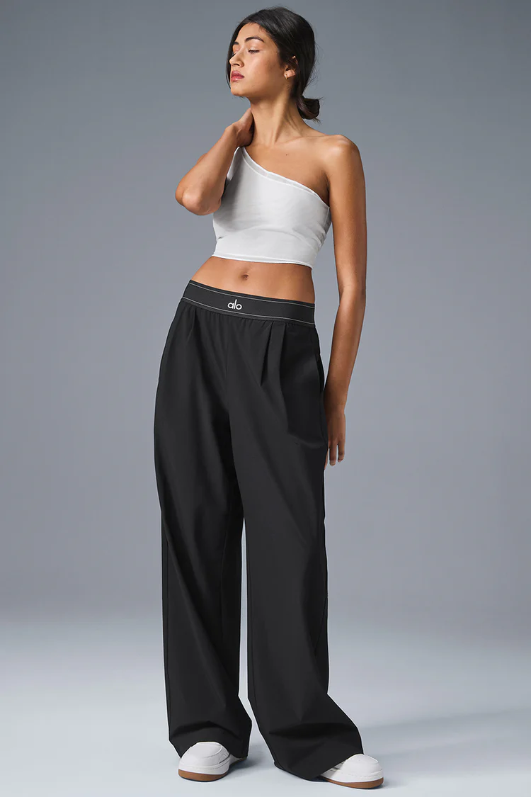 ALO: Suit Up Trouser Black