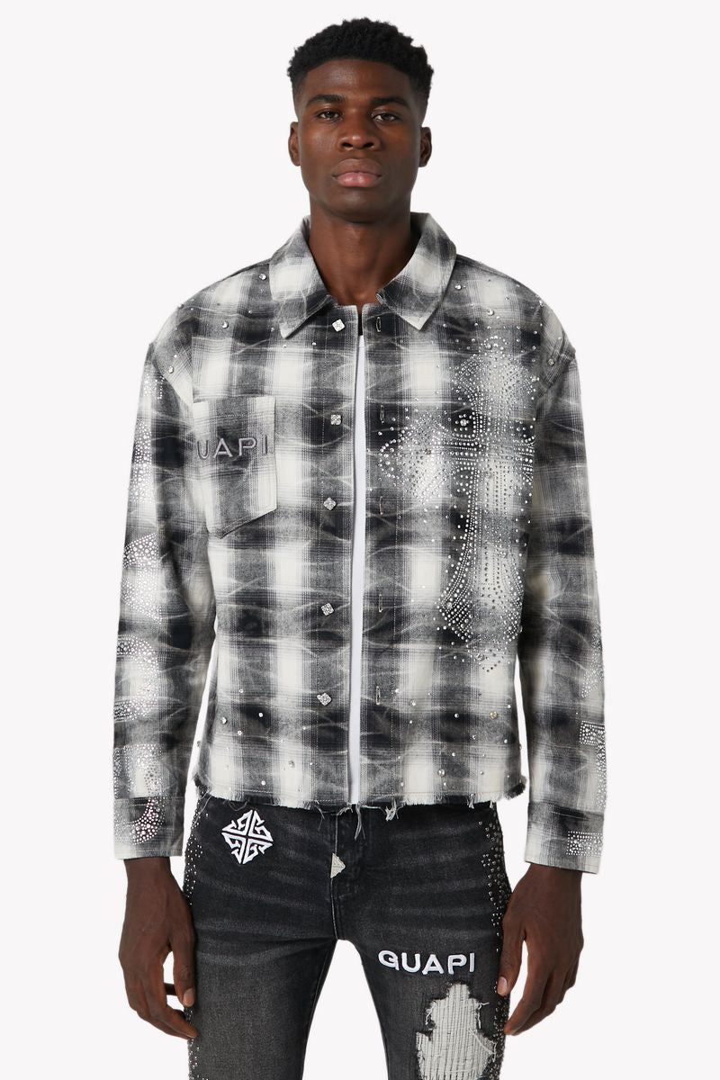GUAPI : ( Cloud-Grey-Cross-Flannel )