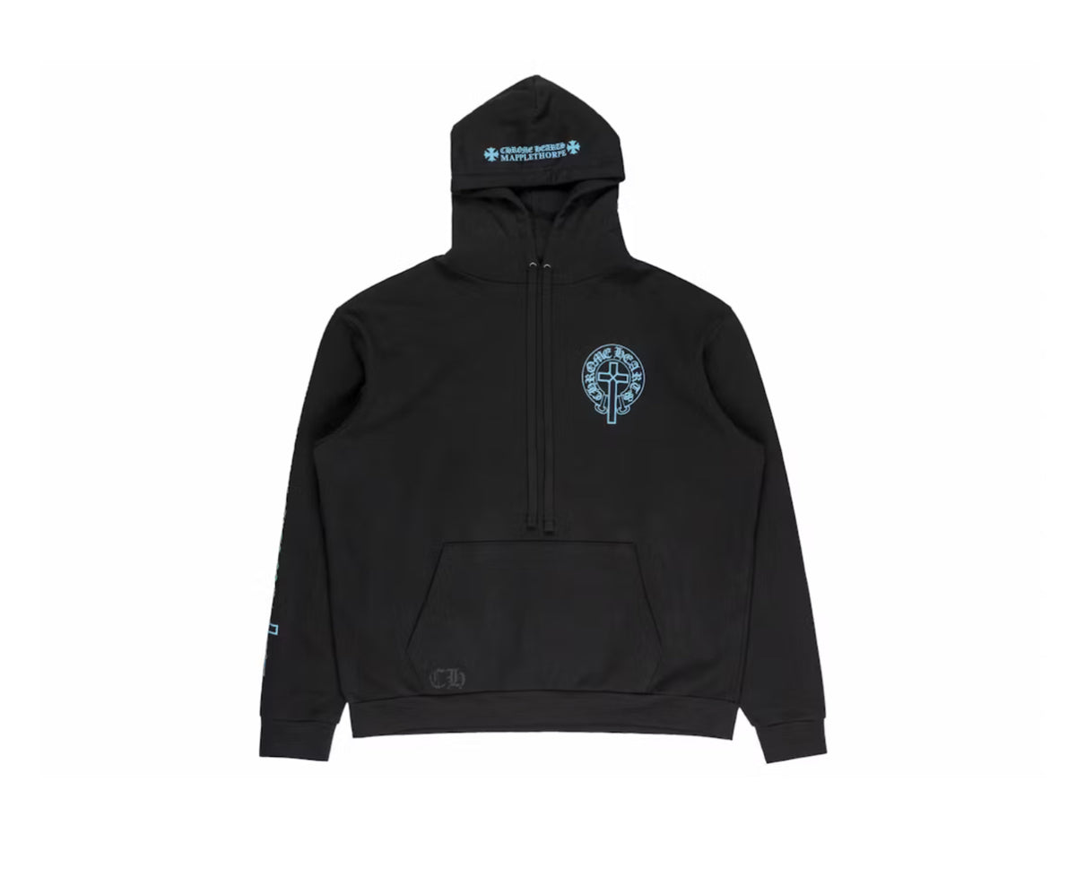 CHROME HEART : Black/Blue Mapplethorpe Hoodie