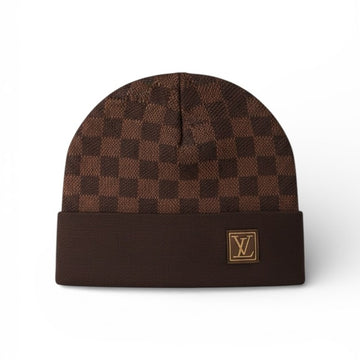 LVT: Brown Néo Petit Damier Beanie