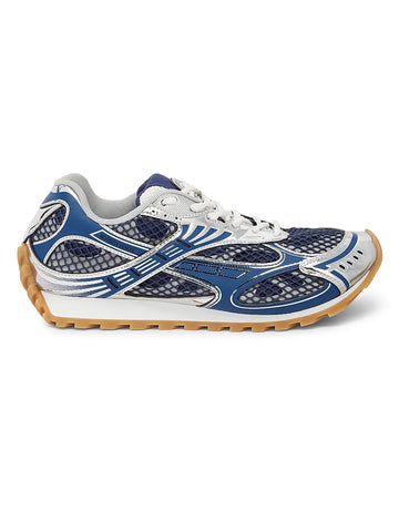 BOTTEGA VENETA: Blue Venezia Silver