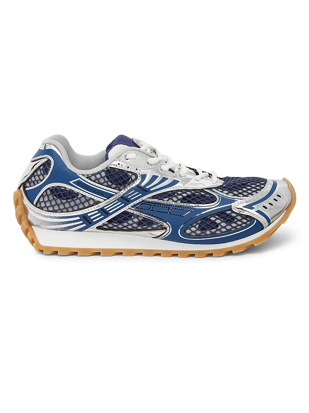 BOTTEGA VENETA: Blue Venezia Silver