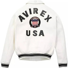 AVIREX : White Icon Jacket