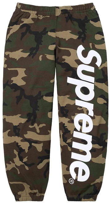 SPM: Satin Appliqué Sweatpant 'Woodland Camo'