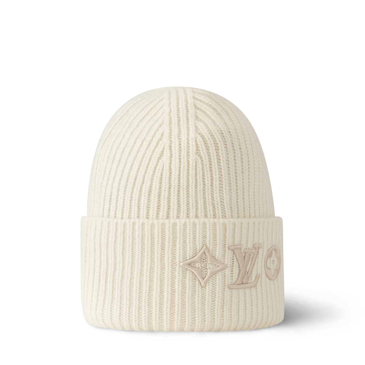 LVT: CREAM HEADLINE BEANIE