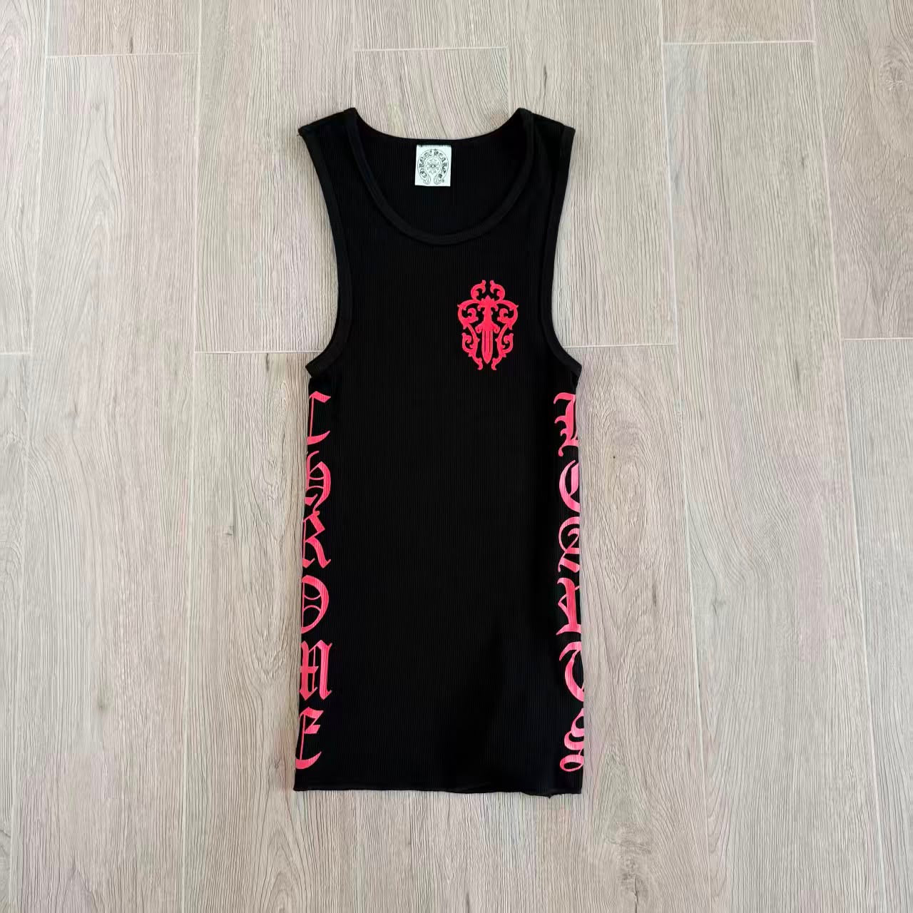 CH: Black/Red Dagger Tank Top