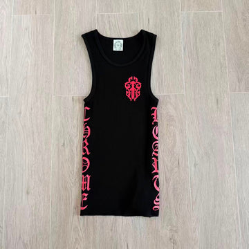 CH: Black/Red Dagger Tank Top