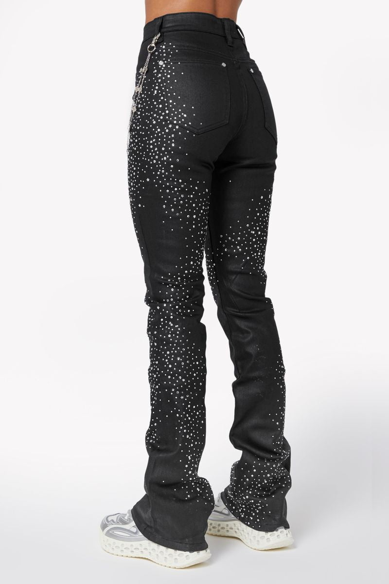 GUAPI : ( Waxed-silver-Dust-Denim)