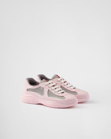Prada America's Cup Sneakers: Matte Soft Pink