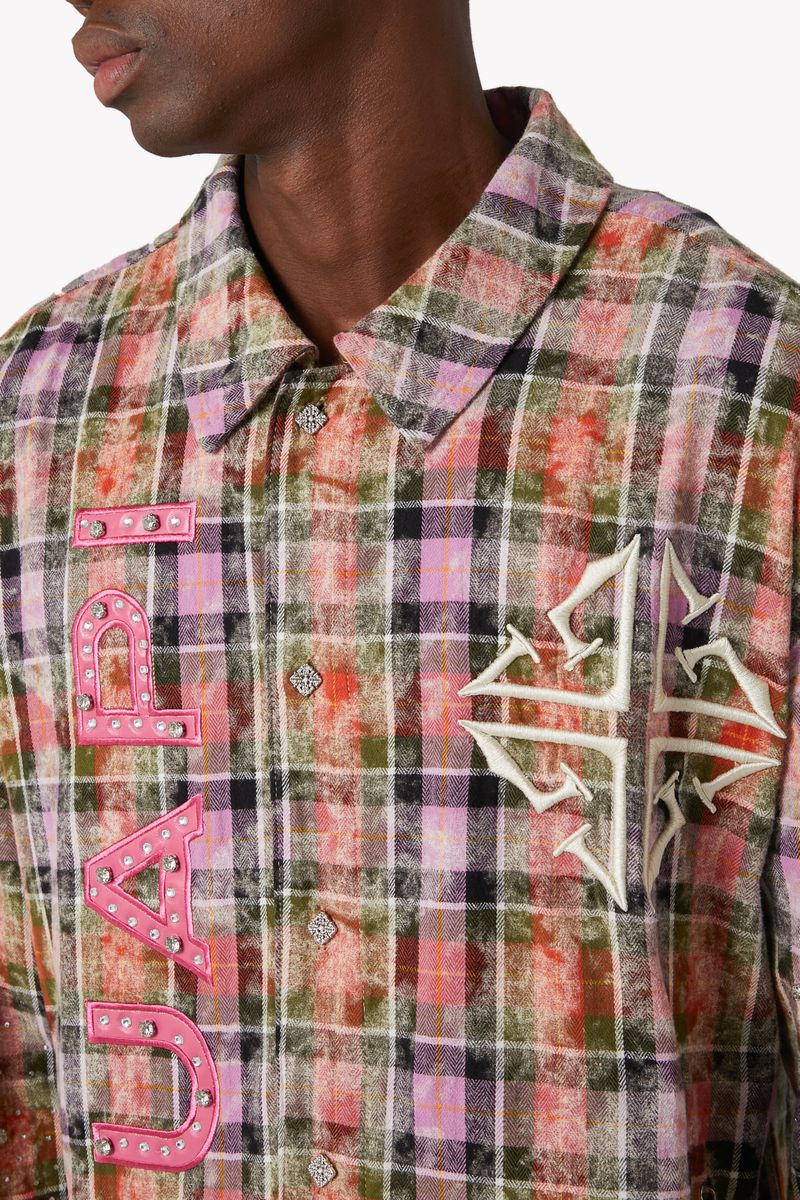 GUAPI : ( Blush-Pink-Rhinestone-Flannel )
