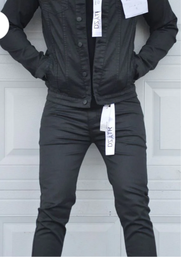 DSTAR : WAX JACKET BLACK