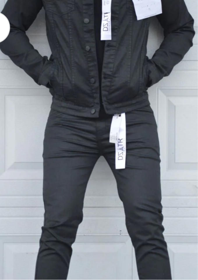 DSTAR : WAX JACKET BLACK