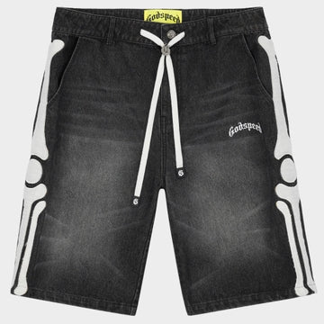 Godspeed: Fémur Denim Shorts (Black)
