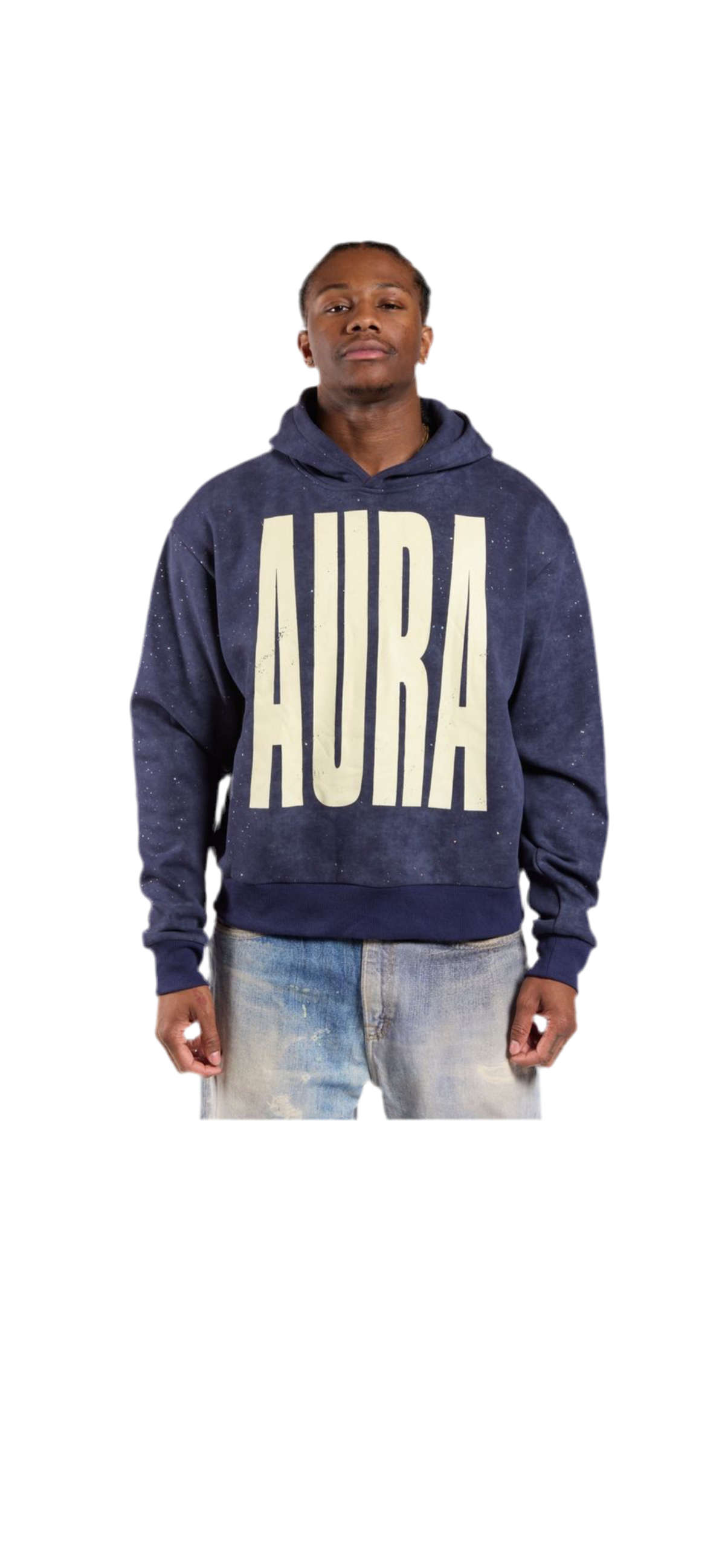 RVS ASTRAL: Diamond Dust Aura Navy Hoodie