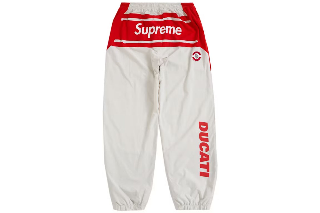 SPM: Ducati Track Pants White/Red