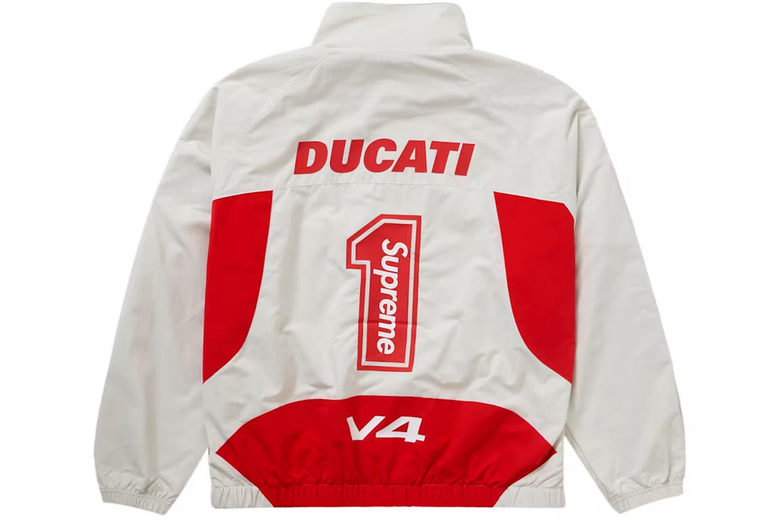 SPM: Ducati Track Jacket White/Red