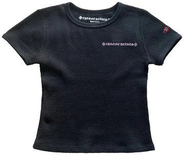CH x Matty Boy Thermal Short-Sleeve Top 'Black/Pink