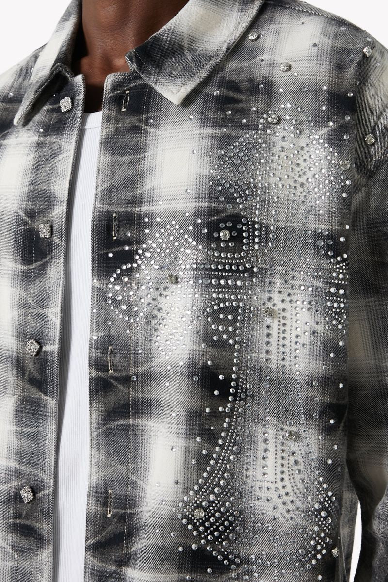 GUAPI : ( Cloud-Grey-Cross-Flannel )