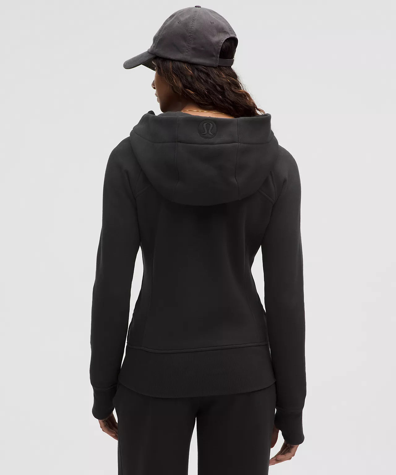 BLACK LULU SCUBA FULL ZIP SET