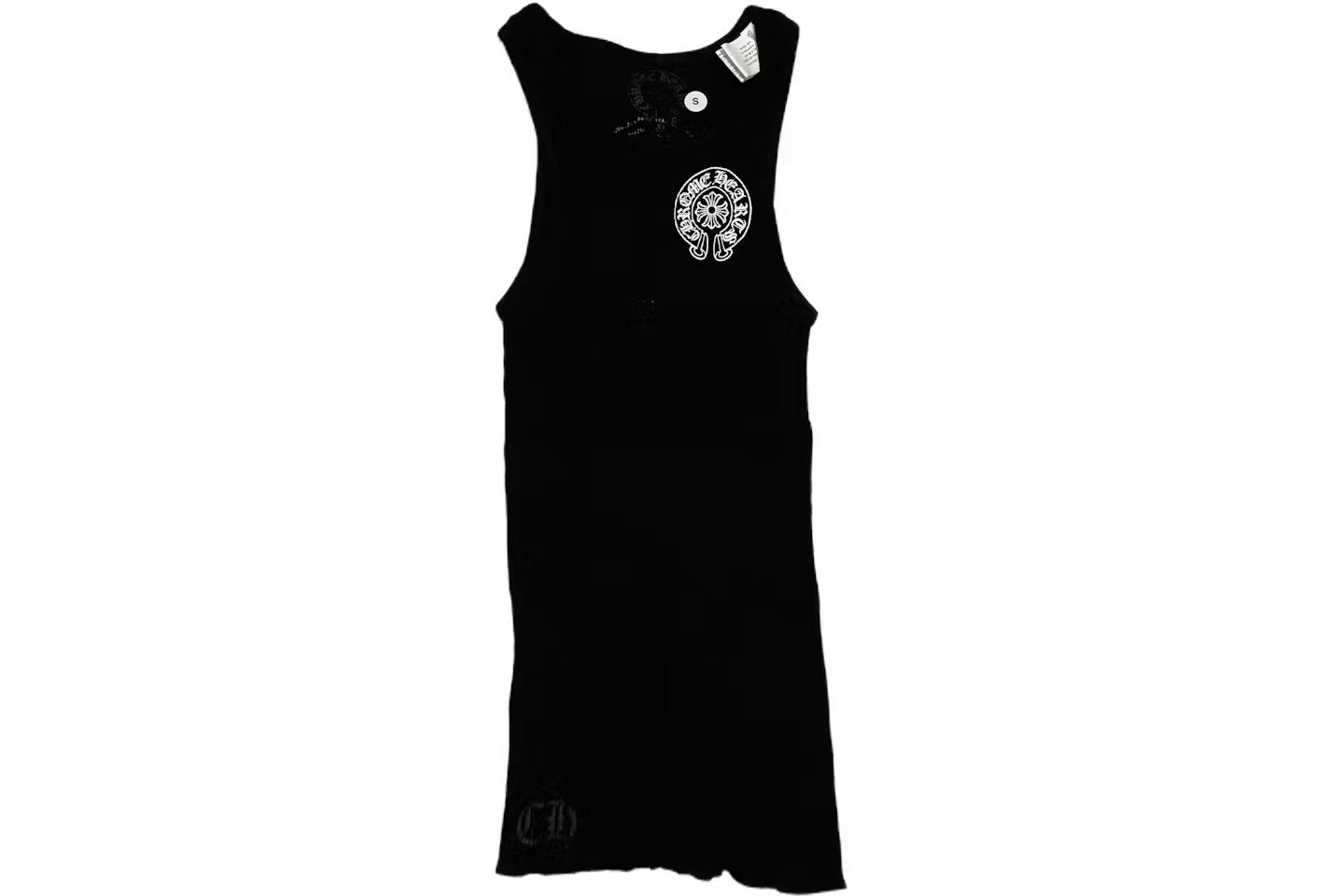 Chrome Hearts: Black
Horseshoe Ribbed Tank Dress