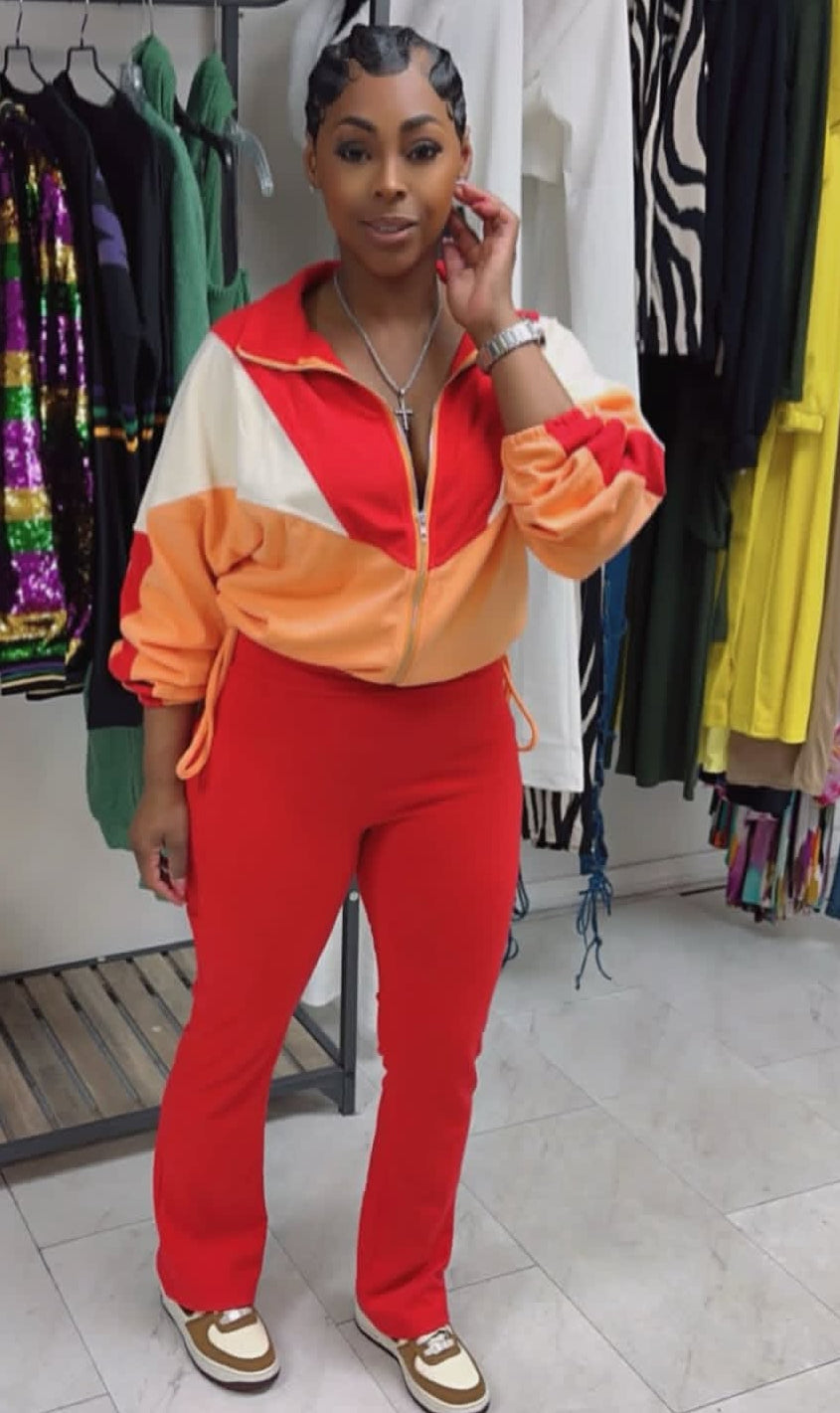Red/Orange 2pc Set