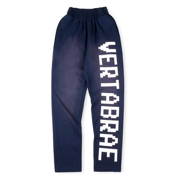 VERTABRAE : NAVY BLUE/ WHITE JOGGERS