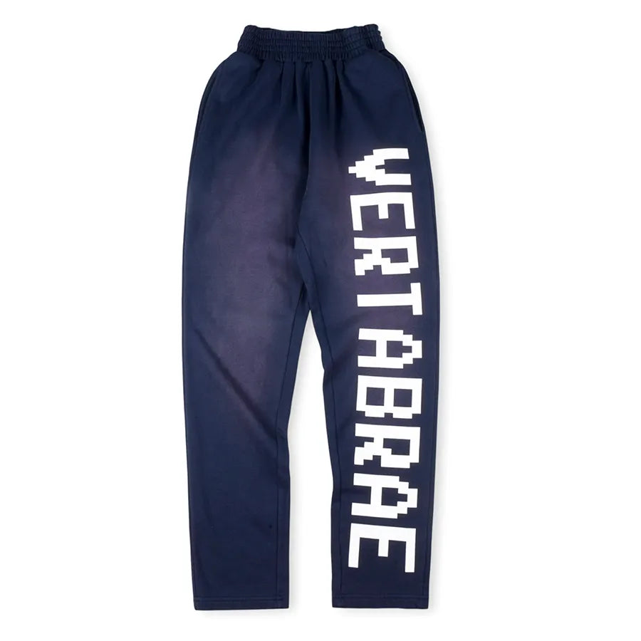 VERTABRAE : NAVY BLUE/ WHITE JOGGERS