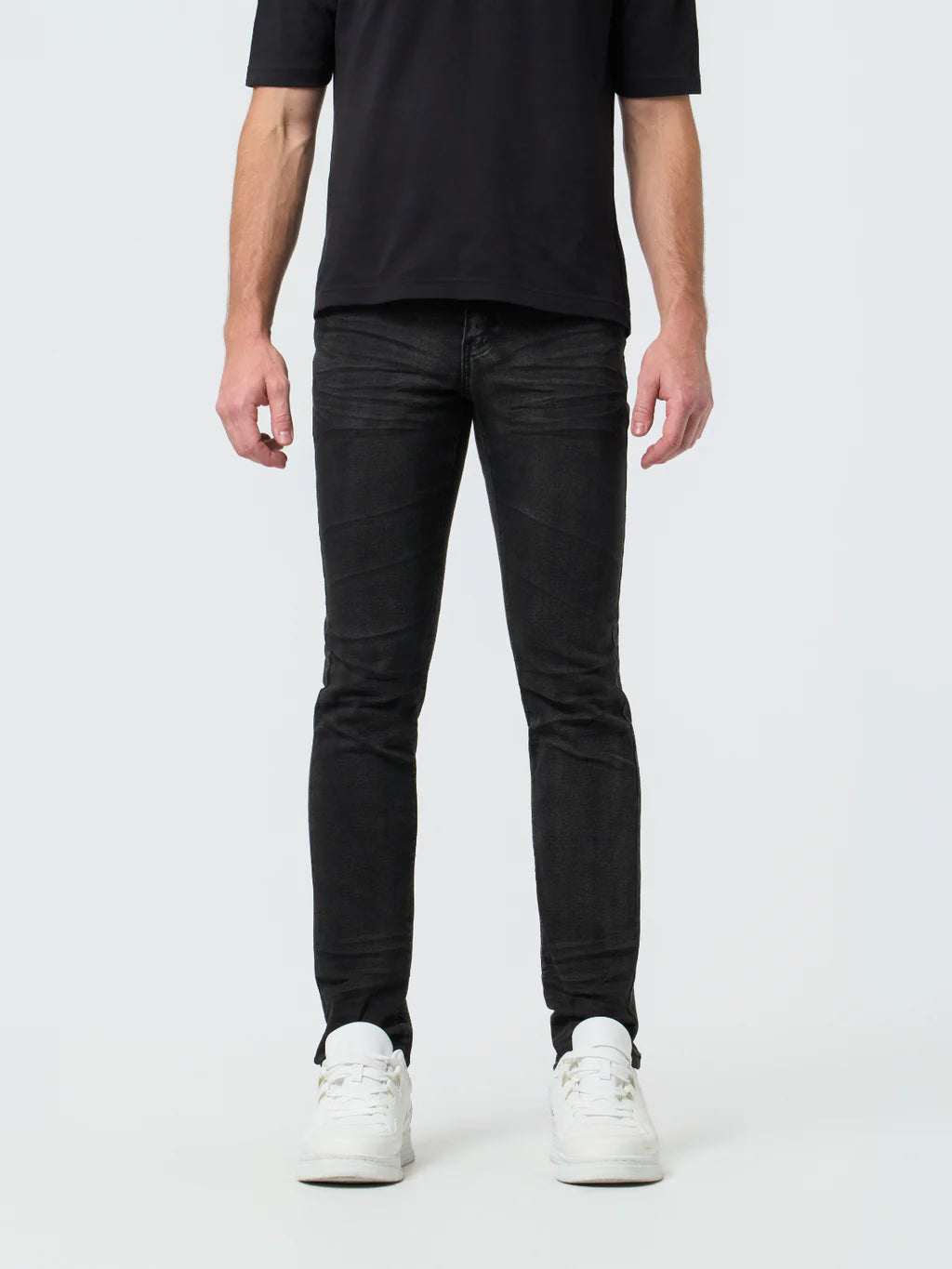 WAIMEA: BLACK WASH SLIM FIT JEANS