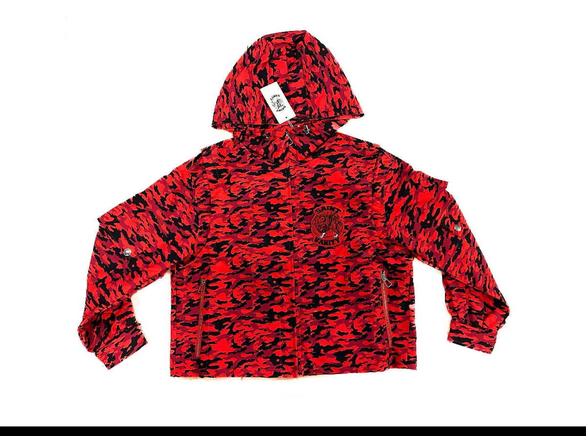 Saint Vanity Red Camo Nylon Set