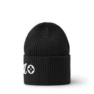 LVT: BLACK HEADLINE BEANIE