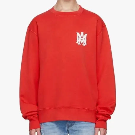 AMIRI : RED CREWNECK