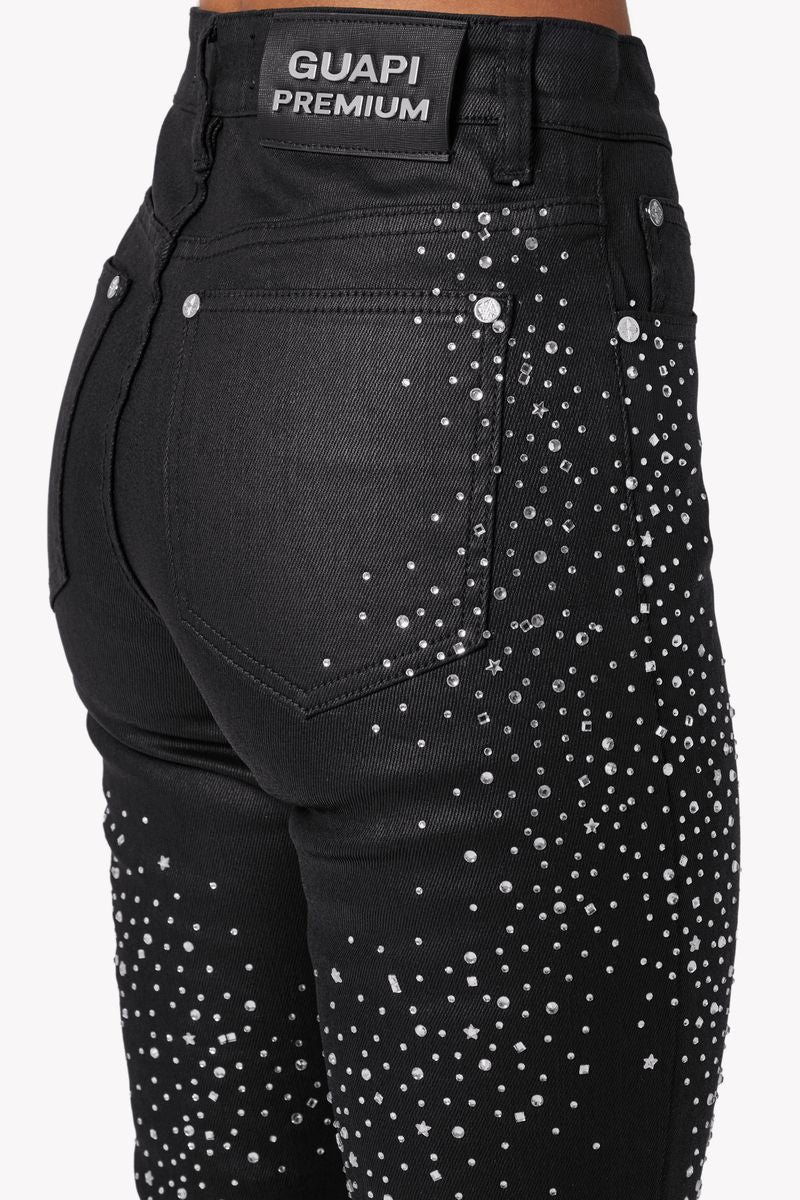 GUAPI : ( Waxed-silver-Dust-Denim)