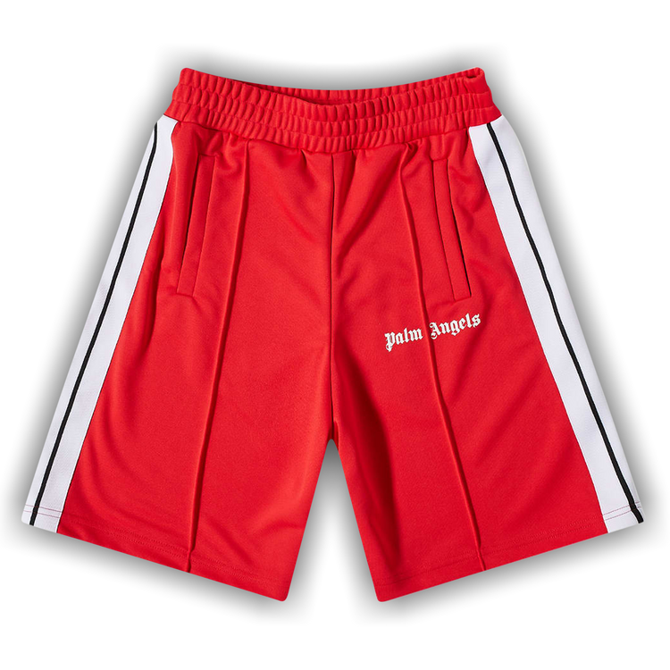 Palm Angels: Classic Track Shorts Red