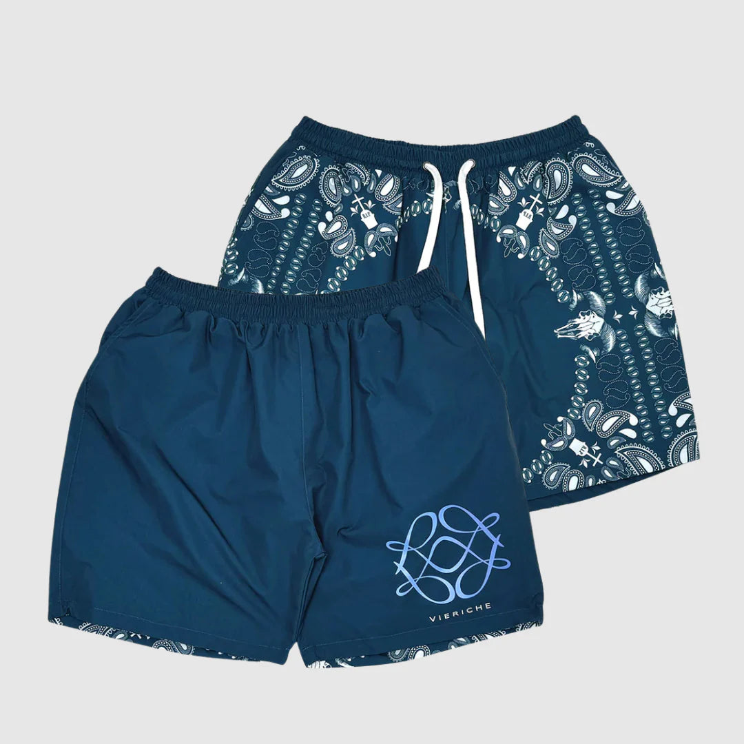 VIERICHE: NAVY BLUE SHORTS