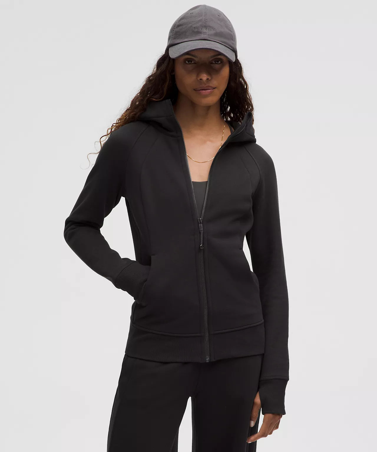LULULEMON : BLACK SCUBA FULL ZIP JACKET