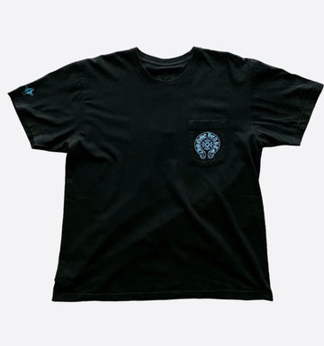 Chrome Hearts: Black & Blue Triple Cross T-Shirt