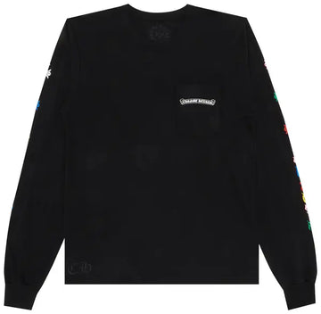 CHROME HEARTS: Black/Multicolor Longsleeve Shirt