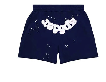 SP5DER: Og Web Logo Sweatshort Dark Blue