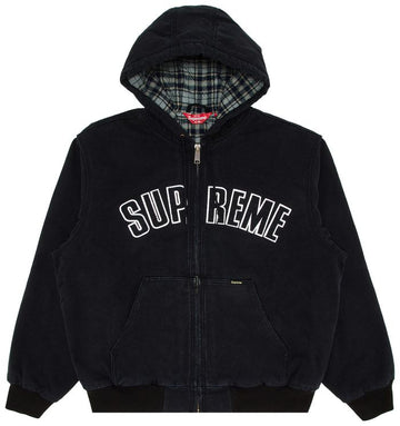 SPM: Reflective Arc Hooded Work Jacket 'Black'