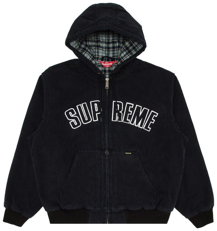 SPM: Reflective Arc Hooded Work Jacket 'Black'