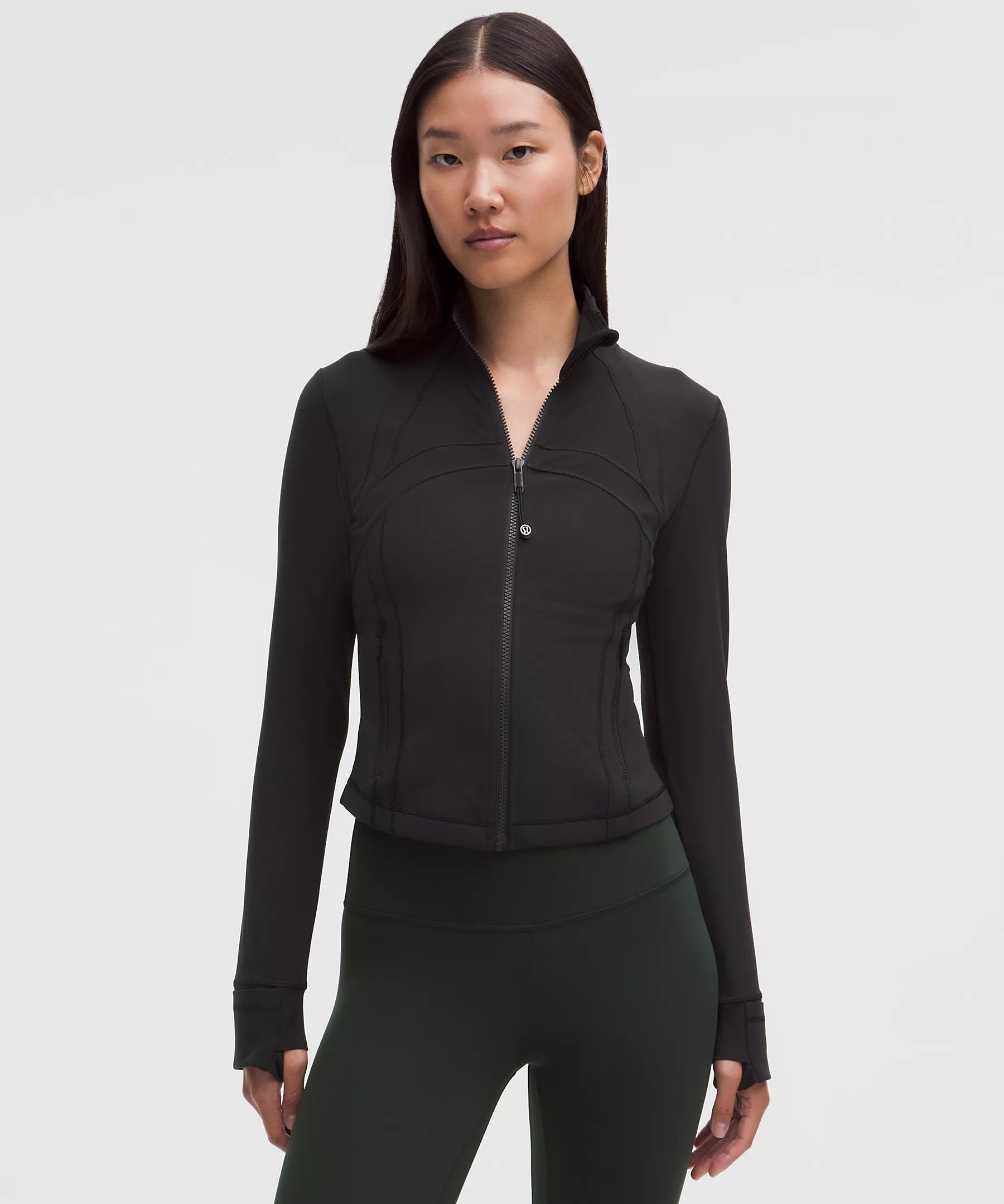Lulu Lemon: Black Cropped 4 in Short Set