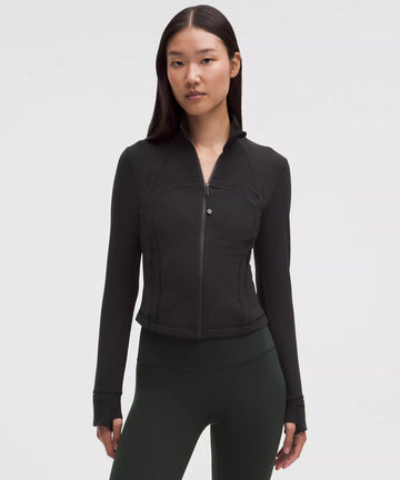 Lulu Lemon: Black Cropped 4 in Short Set