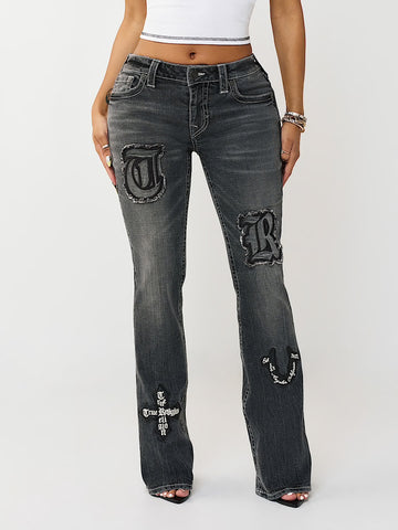 TRUE RELIGION: APPLIQUÉ BECCA MR BOOTCUT