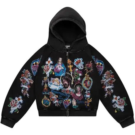 RIGHTEOUS RISEN HOODIE BLACK