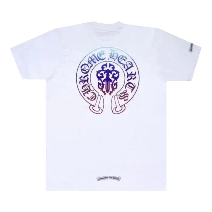CH: Gradient Dagger Motif Pocket Tee 'White'