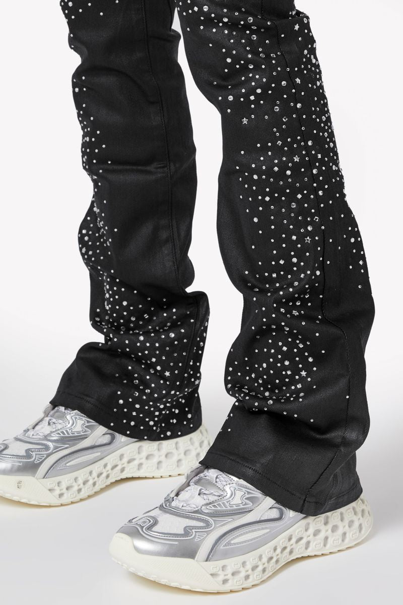 GUAPI : ( Waxed-silver-Dust-Denim)