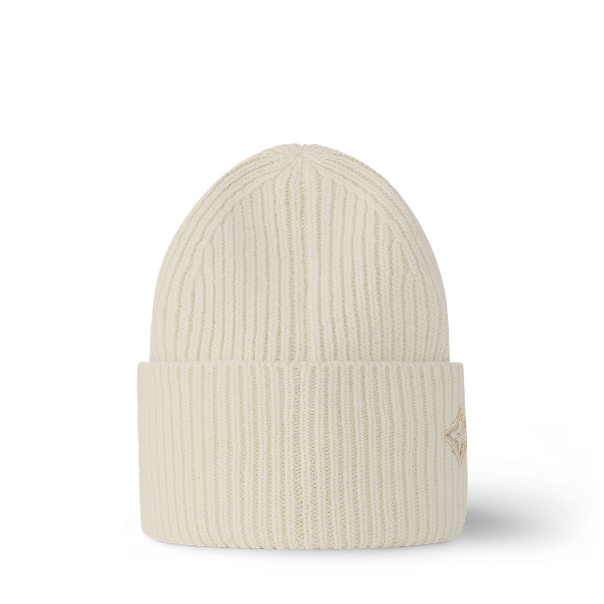 LVT: CREAM HEADLINE BEANIE
