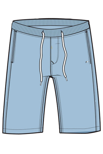 A. TIZIANO CRUISER CASH BLUE SHORTS