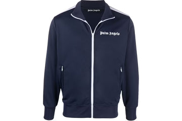 Palm Angels: Classic Track Jacket Navy Blue